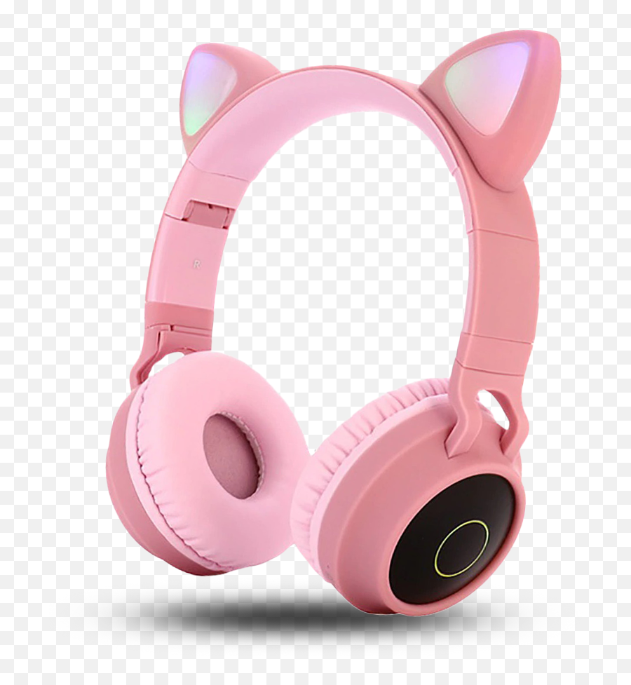 Cat Ear In 2021 - Pink Headphones Cat Ears With Mic Emoji,Neko Head Emotion Ears