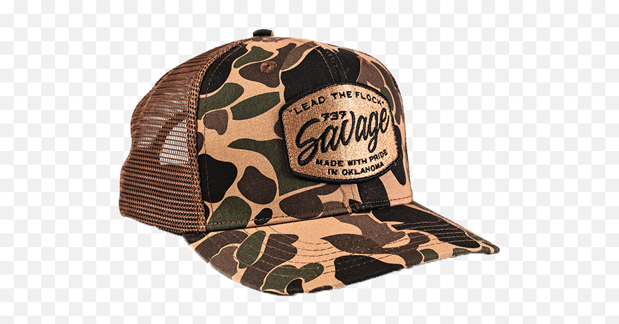 Camo Savage Patch Hat - 737 Duck Calls For Baseball Emoji,Camo Print Your Emotion