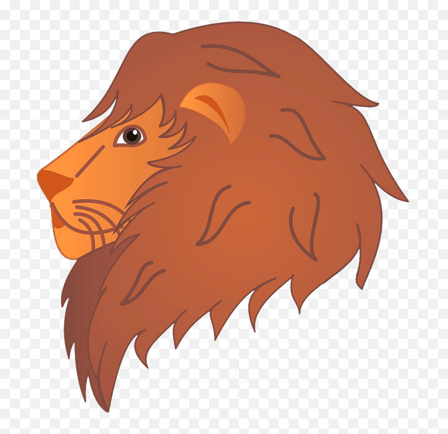 Cartoon Lion Head Clipart Free Download Transparent Png - East African Lion Emoji,Lion Emoji Png