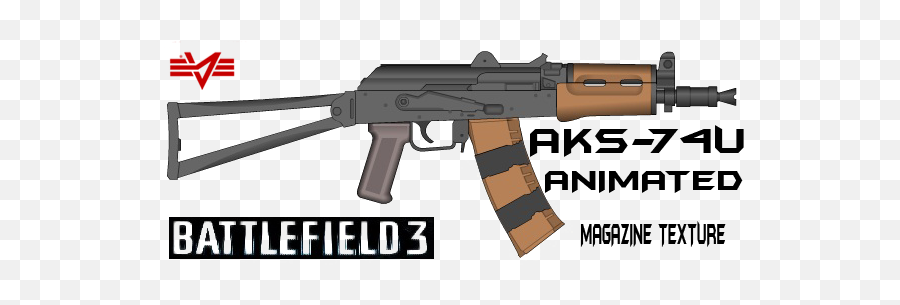 Aks - 74u Bf3 Animated Gta5modscom Emoji,Gta V Emotion Mod