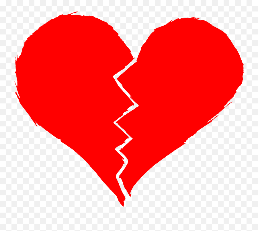 Download Png Heart Broken - Transparent Background Broken Heart Png Emoji,Bleeding Heart Emoji