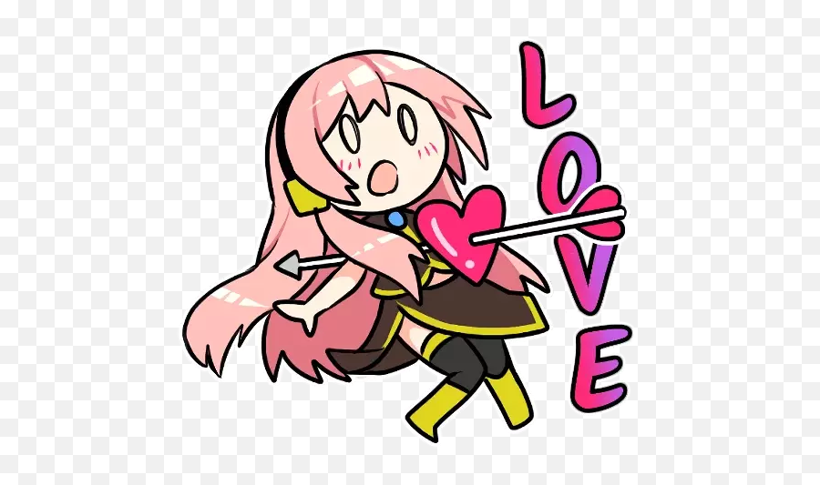 Miku U0026 Luka Stickers For Whatsapp Emoji,Hokage Emoji