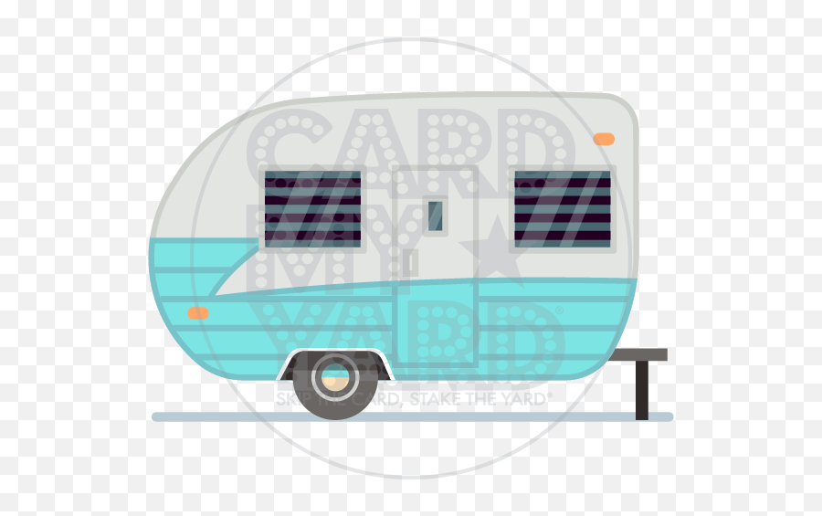 Card My Yard Seguin Yard Greetings For Any Occasion Emoji,Van Camping Emoji