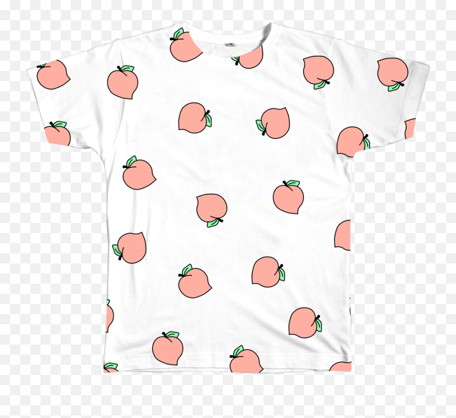 Inu Inu - Short Sleeve Emoji,Peach Emoji T Shirt