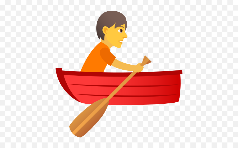 Emoji Persona A Remi Da Copiare E - Row Boat Clipart Gif,Barca Emoji