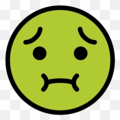 Nauseated Face Emoji - Step By Step Drawing Of Emoji,Emoji Codes