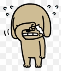 Brown Dog - Messenger Hello Brown Sticker Emoji,Hello Brown Dog Emoji