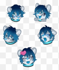 Archon Emotes By Chibity - Fur Affinity Dot Net Fictional Character Emoji,Dragonl Twitch Emoticons