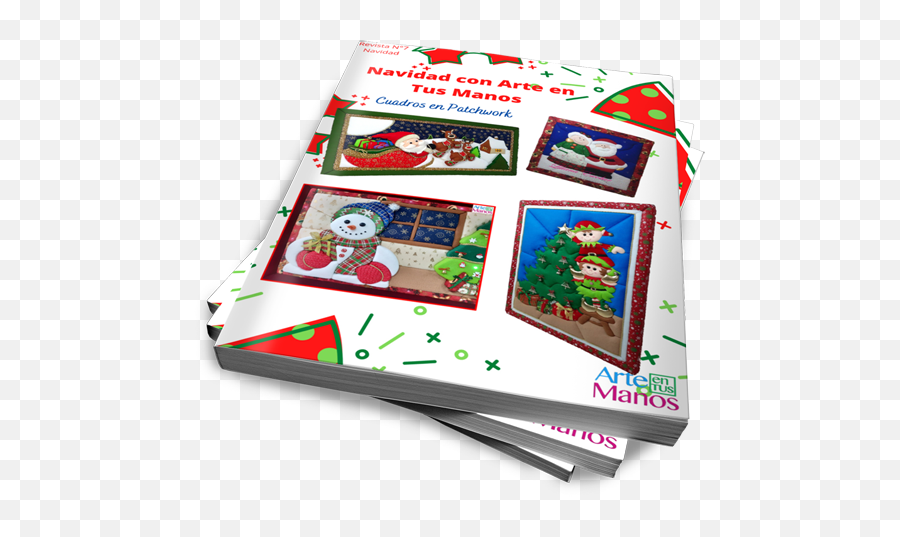 Revista N 7 Moldes Navidad Con Arte En Tus Manos Cuadros - Metodo Ordenar Tu Casa Leticia Pdf Emoji,Whatsapp Emoticons Navideños