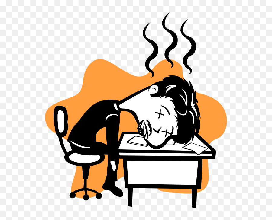 Tired Clipart Sensation Tired - Burned Out Png Emoji,Tired Emotion