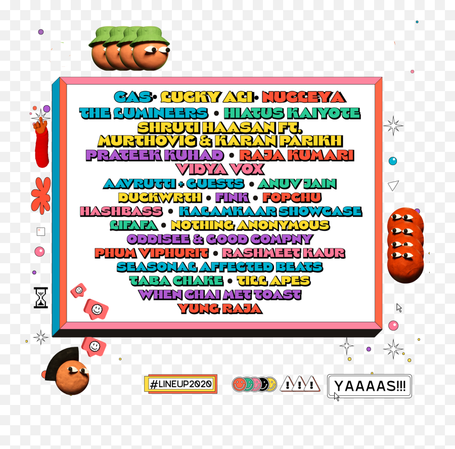 Nh7 Weekender Lineup - Iu0027ve Been To Two Weekenders Now And Dot Emoji,Emoticon Gagged