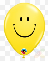 Rnd Smile Face Yellow 100ct - Happy Birthday Balloons Emoji,Japanese Happy Confetti Emoticon