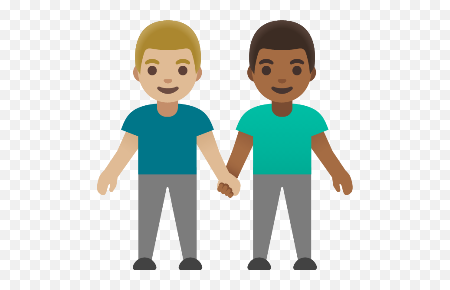 Medium - Two People Holding Hands Animated Emoji,Google Emojis For Men