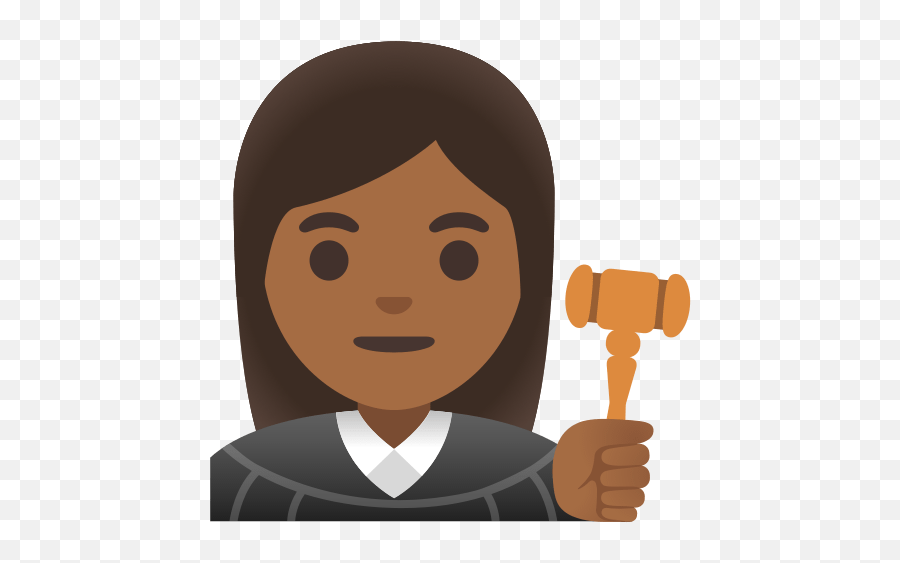 U200d Female Prosecutor With Medium Dark Skin Tone - Emoji,Emoticon Girl With Hand