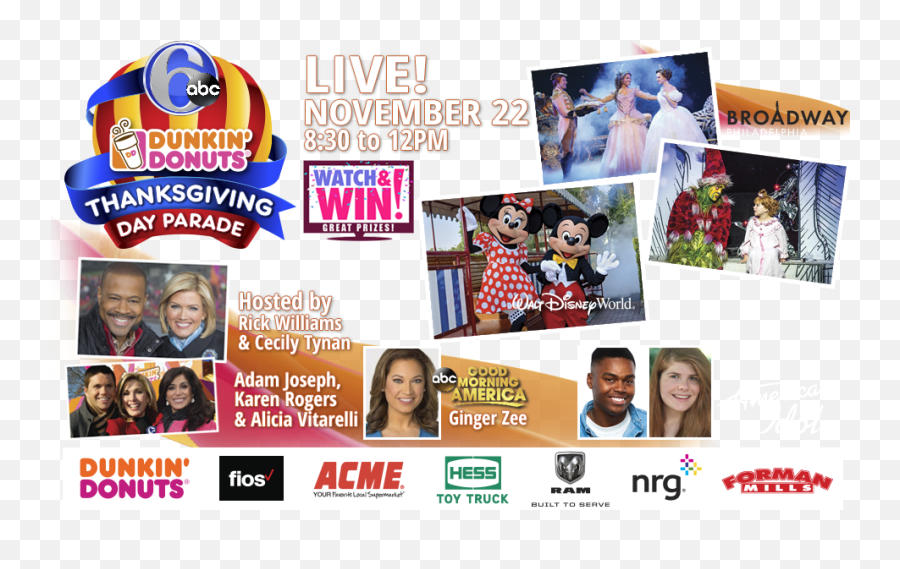 6abc Dunkin Donuts Thanksgiving Day Parade - 6abc Dunkin Donuts Thanksgiving Day Parade Emoji,Does William John Miller Ii Ever Show Emotion