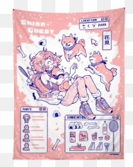 Japanese Gadgets - Vapor95 Shiba Quest Emoji,Japanese Emoticon Massage Back