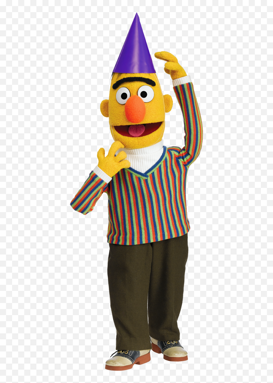 Happy Birthday Sesame Street Png - Bert Muppets Emoji,Sesame Street Emoticons Copy And Paste