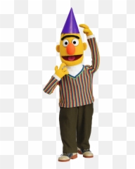 Happy Birthday Sesame Street Png - Bert Muppets Emoji,Sesame Street Emoticons Copy And Paste