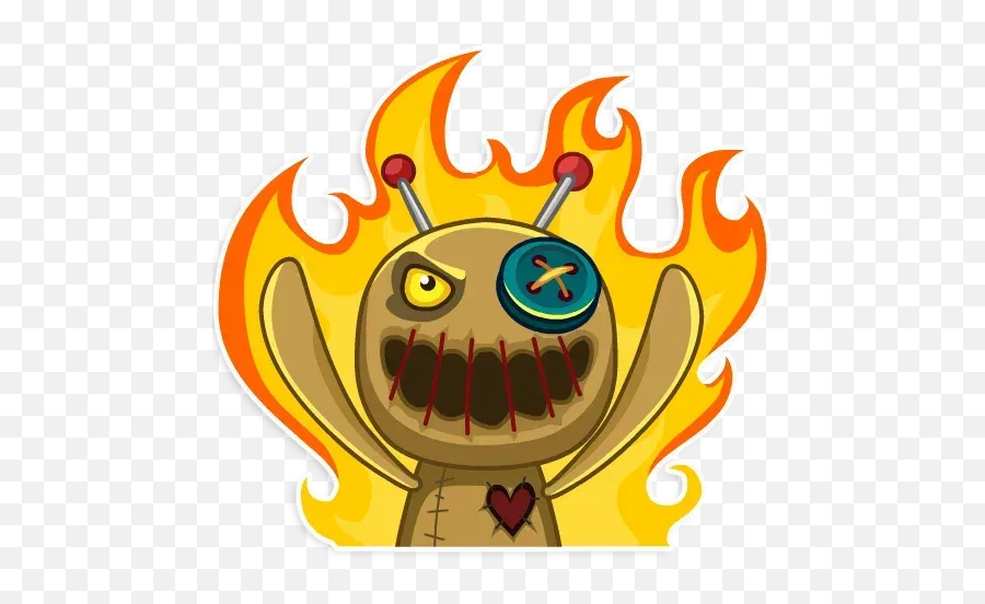 Voodoo Doll Whatsapp Stickers - Stickers Cloud Fictional Character Emoji,Oompa Loompa Emoticon