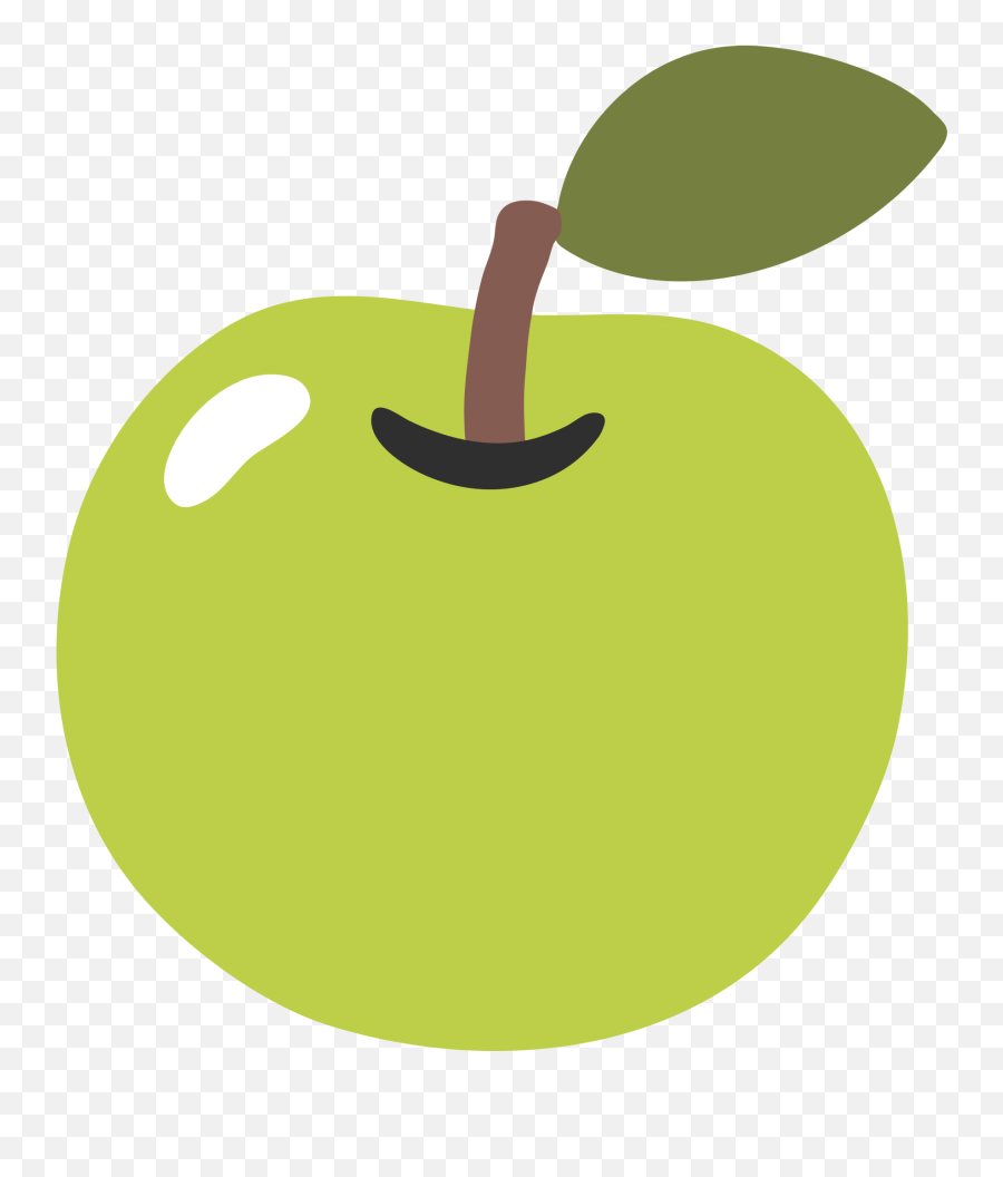 Emoji U1f34f - Transparent Background Green Apple Clipart,Fruit Emoji
