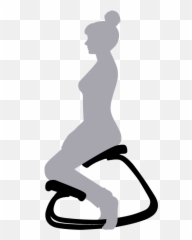 Free Transparent Kneeling Chair Png - Kneeling Chair Silhouette Emoji,Kneeling Emoji