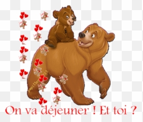 Top Grizzly Bear Stickers For Android U0026 Ios Gfycat - Brother Bear Embroidery Emoji,Messenger Clapping Emoticon
