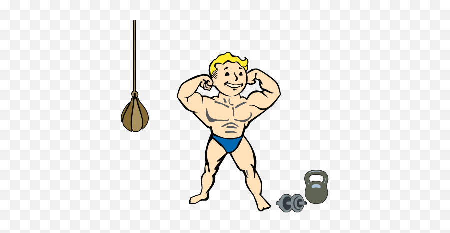 Strength - Vault Boy Strength Png Emoji,Fallout 4 Protagonist Emotion
