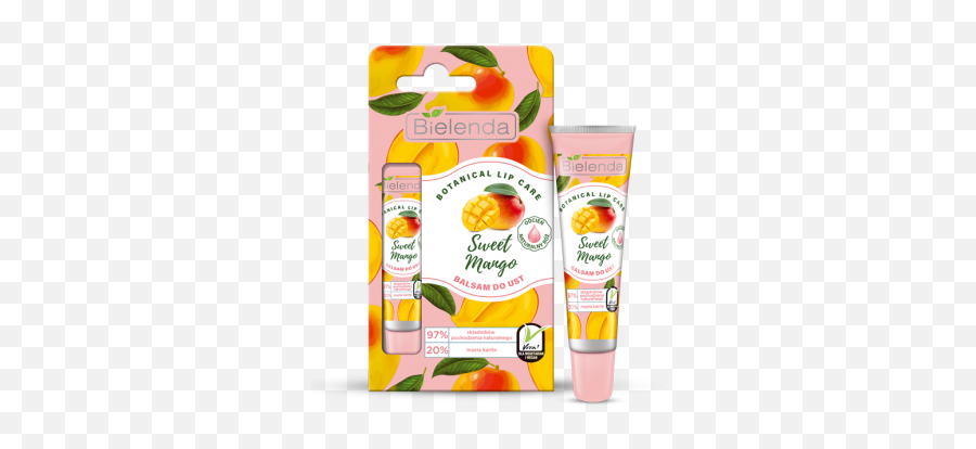 Bielenda Botanical Lip Care Sweet Mango - Pomadki Ochronne Do Ust Emoji,Emoji Lip Gloss