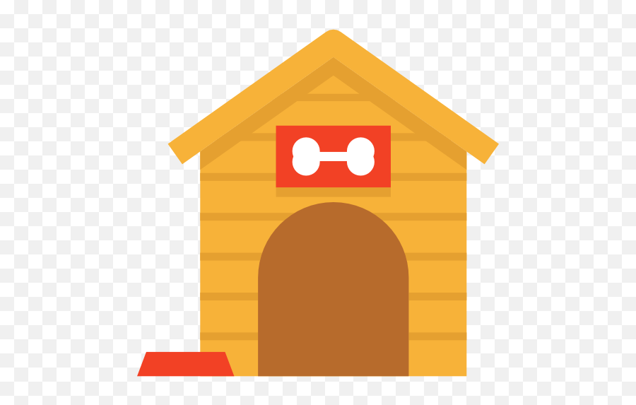 Dog Houses Kennel Clip Art - Household Size Png Download Emoji,Emoticon Beijo Whatsapp