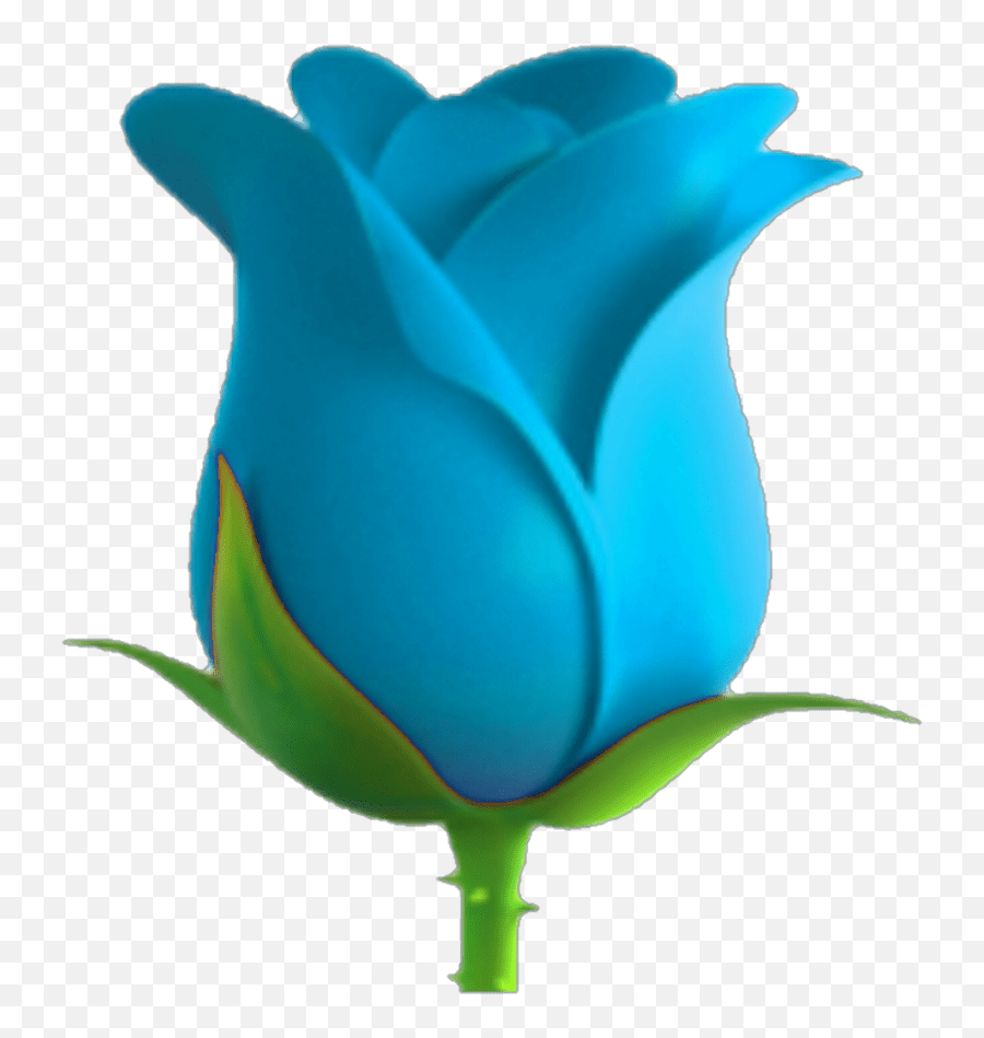 Blue Rose Emoji Png,Wilted Flower Emoji Meaning