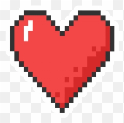 Pixel Art Heart Stickers Png Transparent Icon Emoji,Connor Pixel Art Emoji