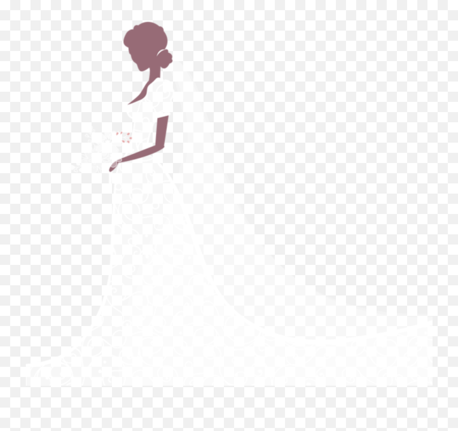 Ftestickers Clipart Woman Bride Weddingdress Profile - Wedding Dress Emoji,Emoji House Bride