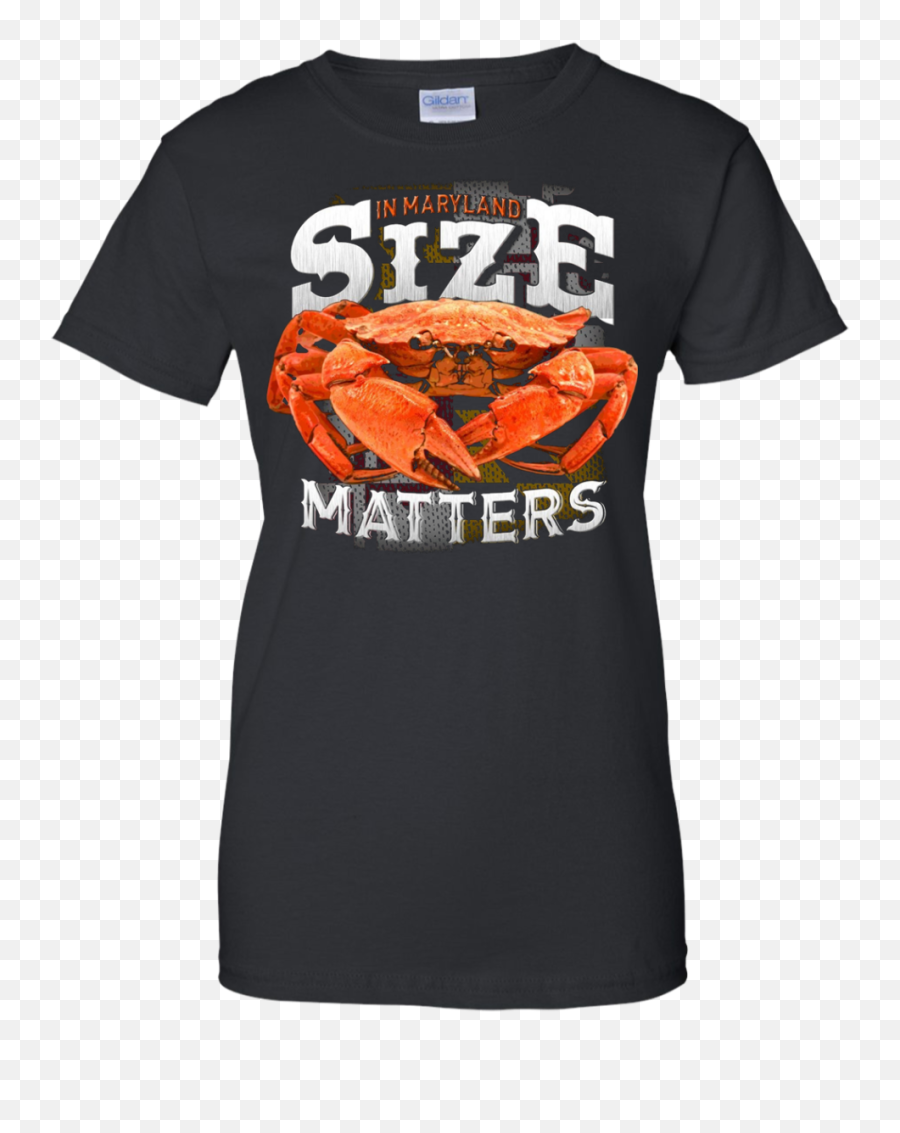 Size Matters In Maryland Blue Crab T Shirt U2013 Shirt Design Emoji,Facebook Crab Emoticon Keyboard