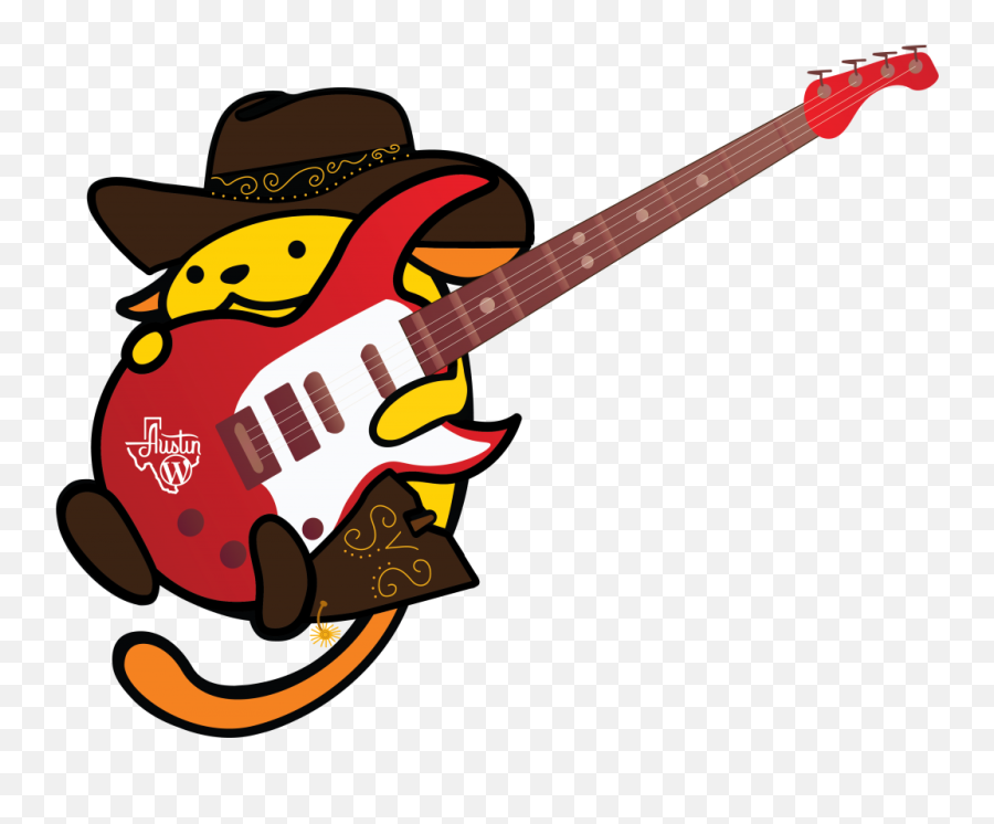 Wordcamp Austin 2020 Emoji,Bass Guitar Emoji