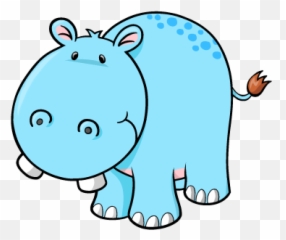 Cartoon Baby Hippo - Cartoon Hippopotamus Png Cute Emoji,Hippo Emoticons