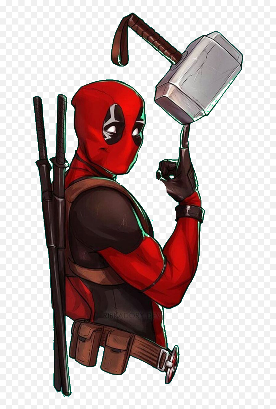 Marvel Deadpool Thor Sticker Emoji,Deadpool Emoji Poster