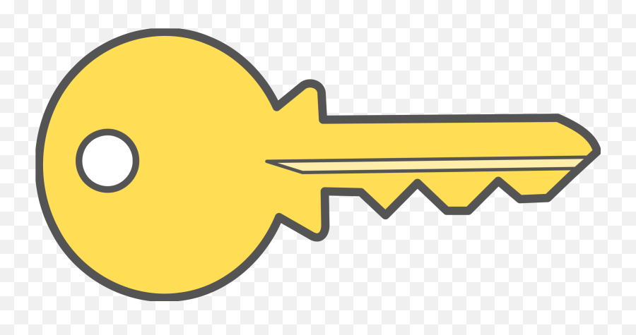 Download Key Clipart Jail - Clipart Key Full Size Png Key Clipart Emoji,Where Is The Key Emoji