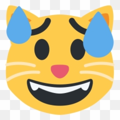 Cat - Happy Emoji,Emoji 26
