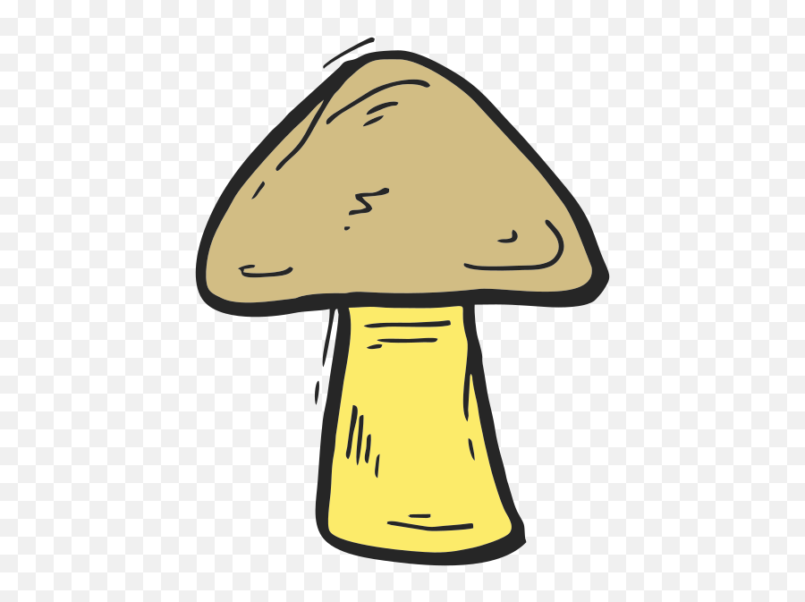 Mushroom Clipart Free Svg File - Wild Mushroom Emoji,Mushroom Emoji