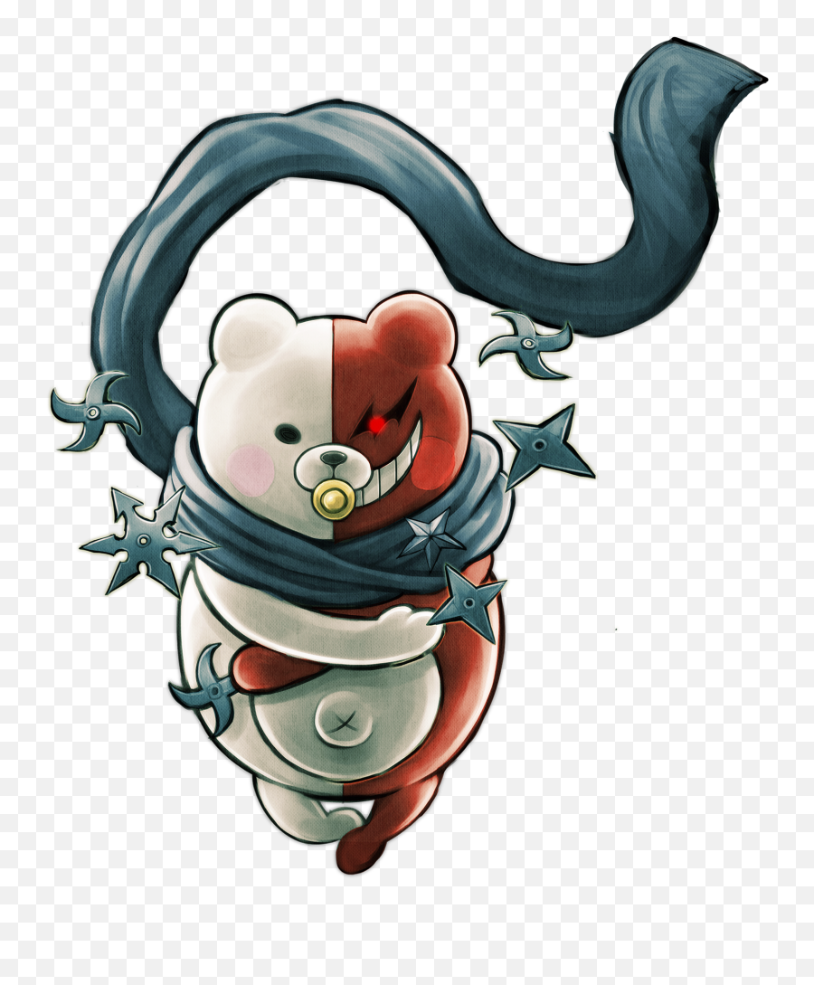 Monokuma Png And Vectors For Free Download - Dlpngcom Danganronpa Monotaro Emoji,Monokuma Emoticon