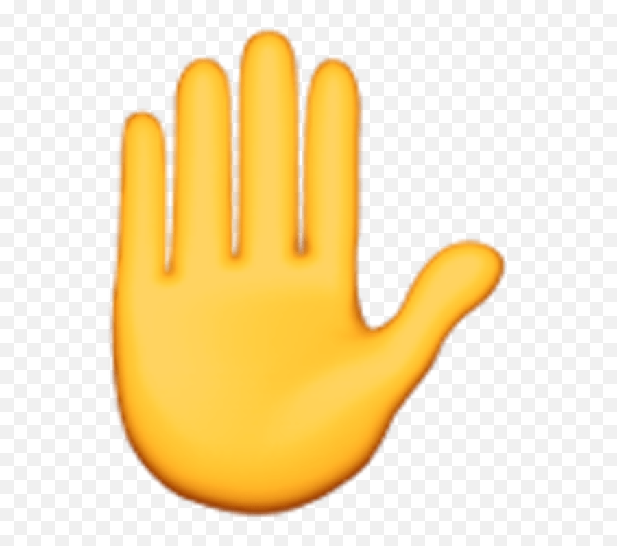 Hello Clipart Emoji Hello Emoji Transparent Free For - Iphone Raised Hand Emoji,Waving Emoji