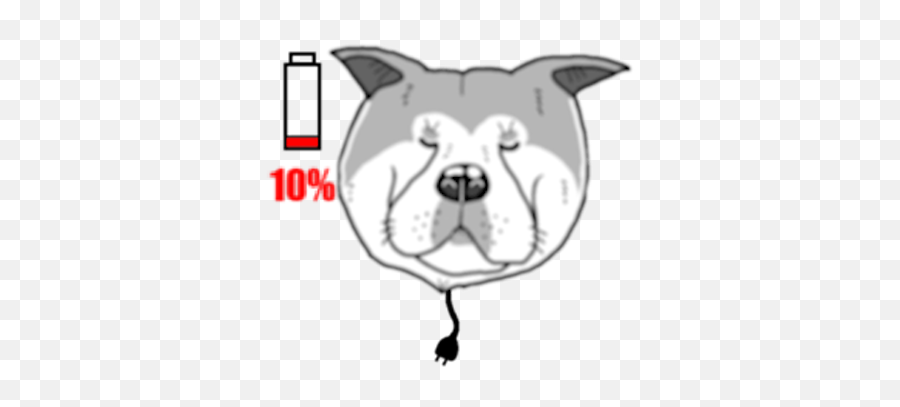 Funny Stick Dog Emoji Sticker By Nguyen Hoang - Language,Dog Emoji Drawing