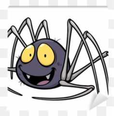 Vector Illustration Of Spider Cartoon Wall Mural U2022 Pixers U2022 We Live To Change - Drawing Emoji,Spider Emoticon