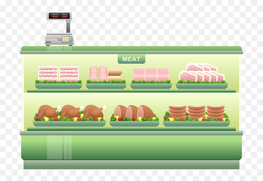 Esl Supermarket Writing - Meat Grocery Store Clip Art Emoji,Emotions Esl Worksheet