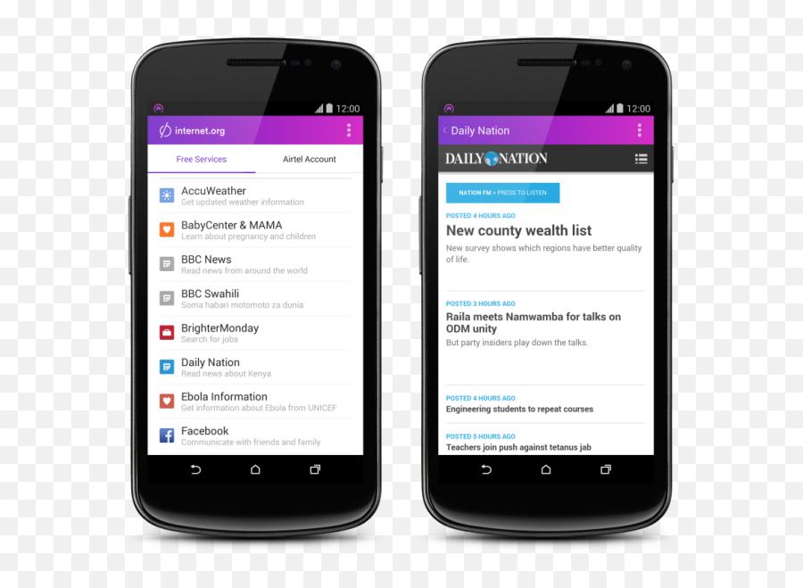 Internetorgu0027s App Heads To Kenya Its Third Country - Iphone Free Basics Emoji,Emojis Android 4.4.2