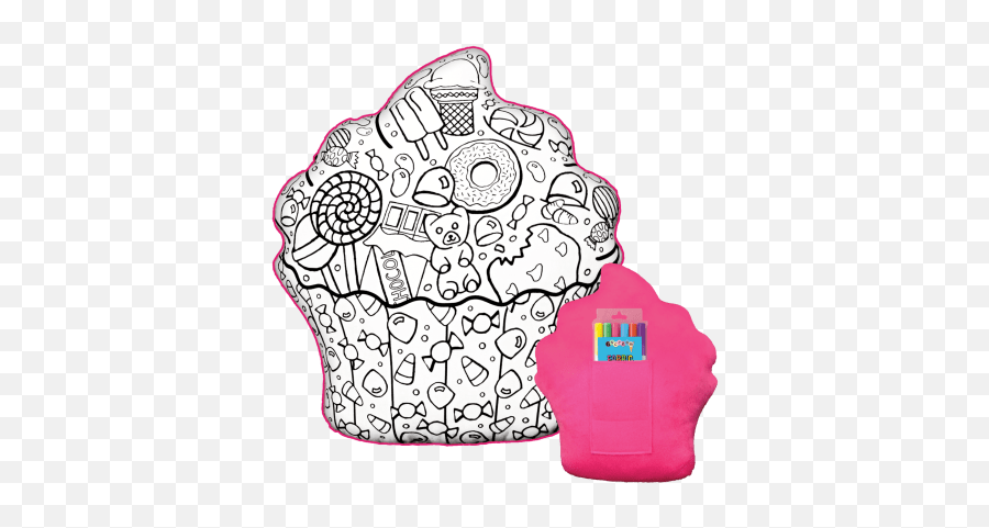Small Microbead Pillow - Baking Cup Emoji,Ebay Emoji Pillows