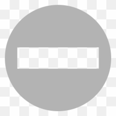 Eo Circle Grey No - No Entry Sign Yellow Emoji,No Entry Emoji
