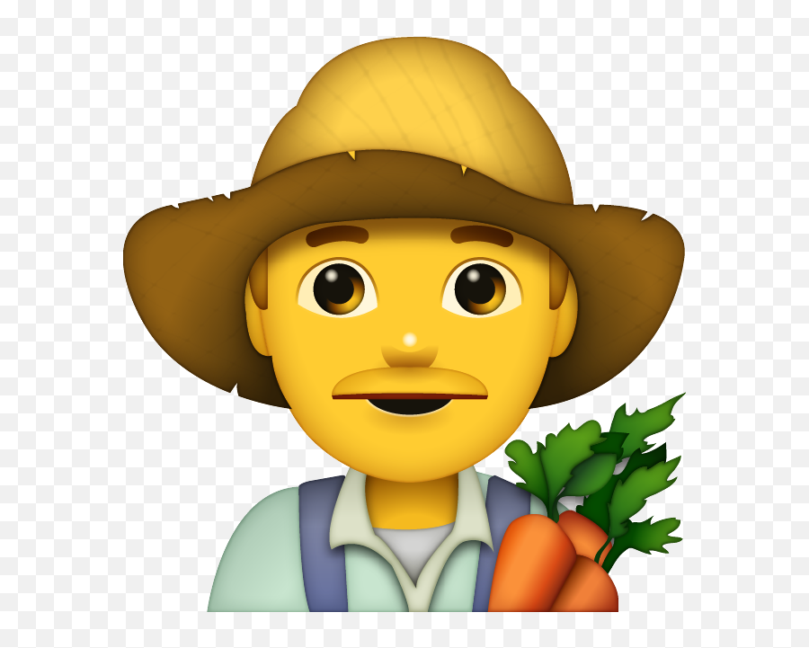 Farmer Emoji - Man Free Download All Emojis Emoji Island Farmer Emoji Png,Cowboy Emoji