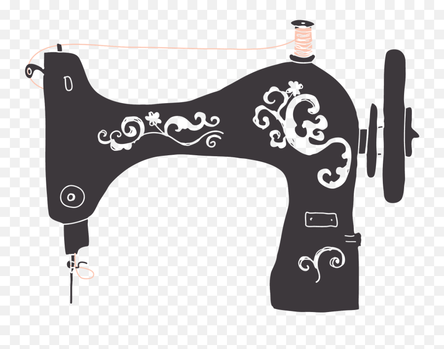 Grandma Clipart Sewing Grandma Sewing - Clipart Antique Sewing Machine Emoji,Sewing Machine Emoji