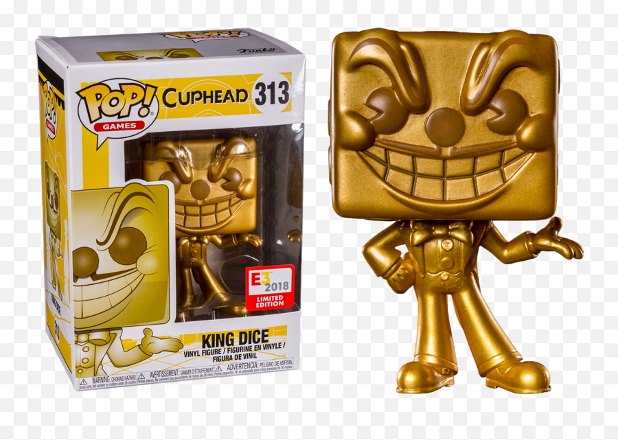 Action Figures Pop Games Cuphead King - Dice Cuphead Funko Pop Emoji,Funko Marvel Emojis